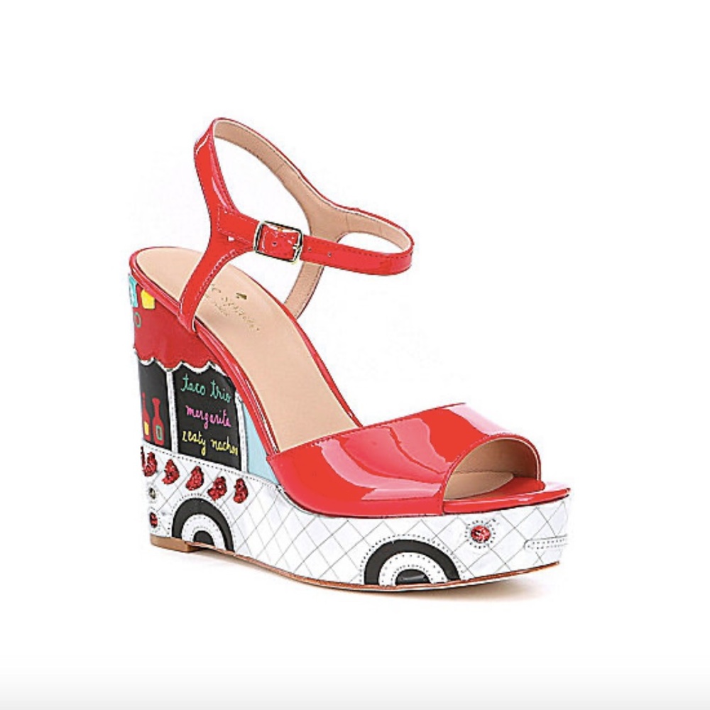 Kate Spade Dora Taco Truck Wedges Size 10.5